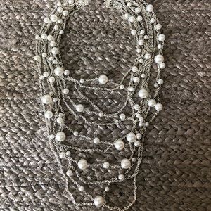 WHBM layered chocker necklace